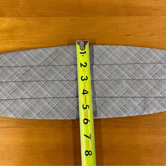 Calvin Klein silver & black cummerbund OS - Picture 8 of 10